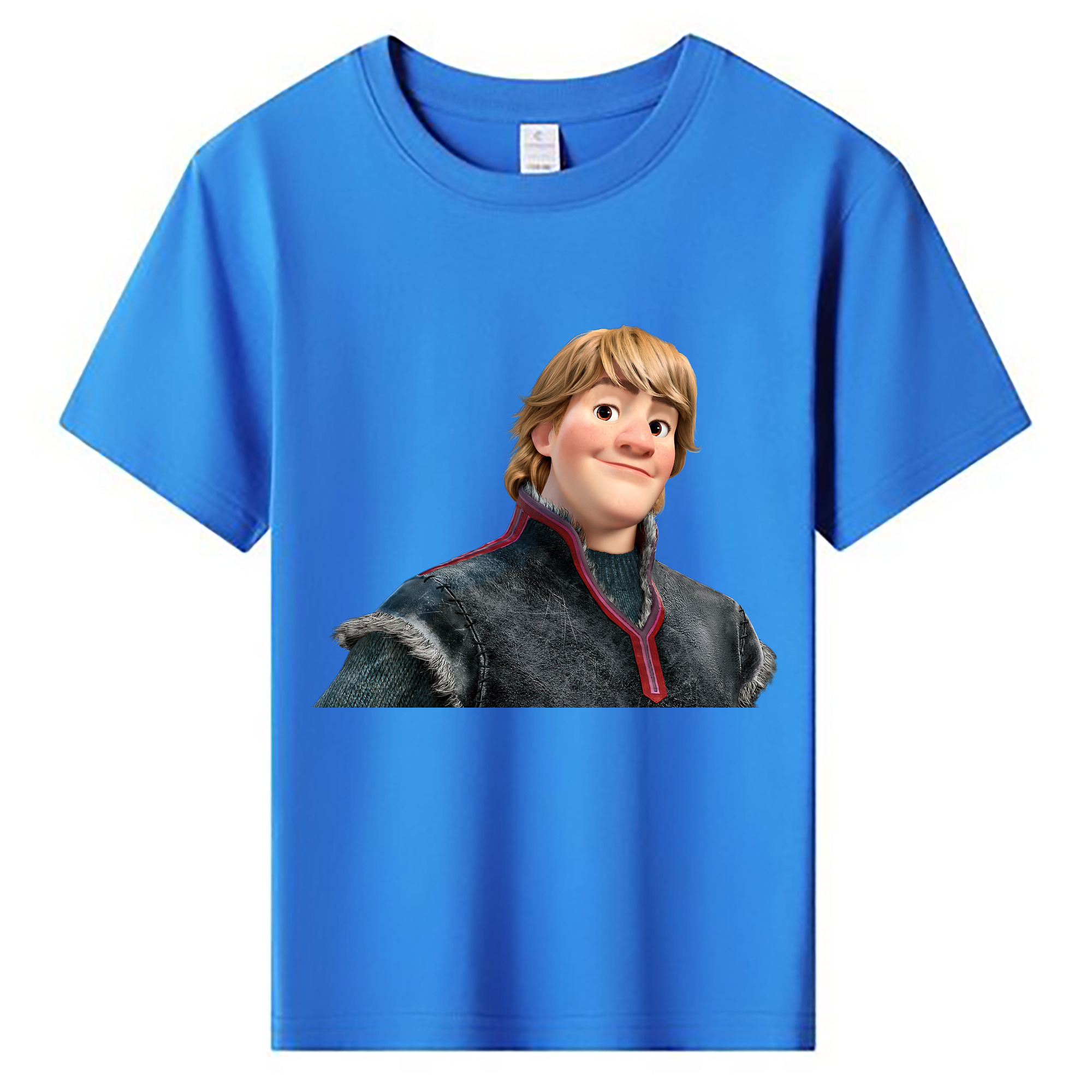 （画像用） アナと雪の女王 アンナ エルサ Frozen Anna Elsa 綿100％キッズTシャツ（フロントプリント）
